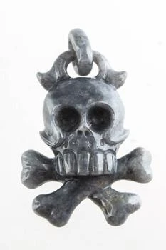 [二手商品] Designer | Designer Womens Blue Jade Skull Crossbones Medium Pendant,商家Premium Outlets,价格¥1584