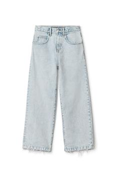 推荐FRAYED EDGE MID-RISE JEAN IN DENIM商品