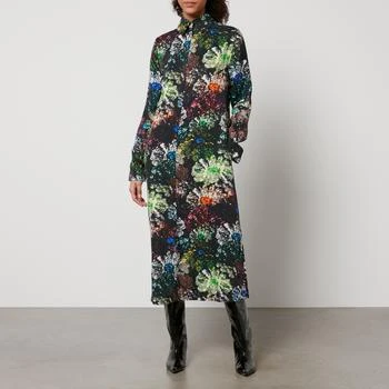 推荐Stine Goya Mille Floral-Print Tencel™-Blend Midi Dress商品
