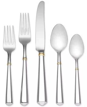 Kate Spade | 5-Pc. Gold Todd Hill Place Setting,商家Macy's,价格¥721