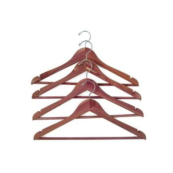 Household Essentials | Set of 4 Cedar Garment Hangers,商家Macy's,价格¥157