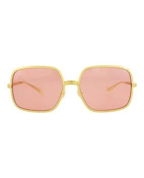 Gucci | Square-Frame Metal Sunglasses 3.2折×额外9折, 额外九折