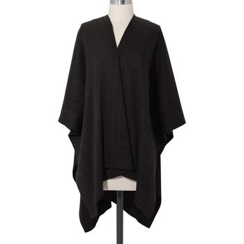 拉夫劳伦帽子好用吗, Ralph Lauren | Women's Sparkly Reversible Knit Ruana商品图片 