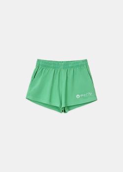 Sporty & Rich | Sporty & Rich Green Regal Disco Shorts商品图片,7折