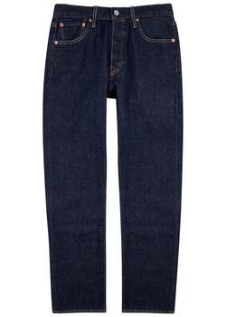 推荐501 dark blue straight-leg jeans商品
