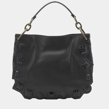推荐Bottega Veneta Black Leather Shoulder Bag 535841-Vbl30-1000商品