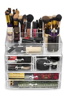 商品SORBUS | Acrylic 3 Level Cosmetics Makeup & Jewelry Storage Case Display Set,商家Nordstrom Rack,价格¥408图片
