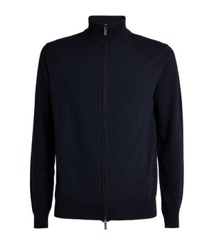 推荐Cashmere Zip-Up Sweater商品