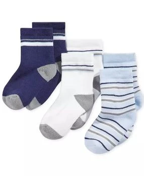 First Impressions | Baby Boys Striped Crew Socks, Pack of 3, Created for Macy's,商家Macy's,价格¥43