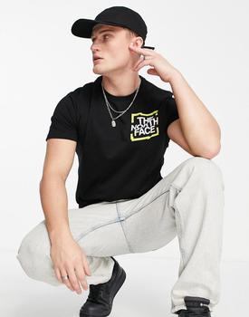 The North Face | The North Face Graphic t-shirt in black商品图片,8.1折