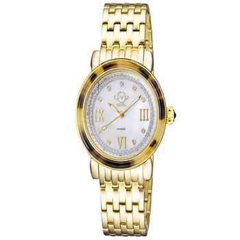 Gevril是什么牌子, Gevril | Women's Marsala Tortoise Swiss Quartz Gold-Tone Stainless Steel Bracelet Watch 36mm商品图片 
