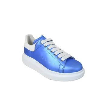 推荐Alexander McQueen Steel Satin Sneakers Cornflower Blue商品