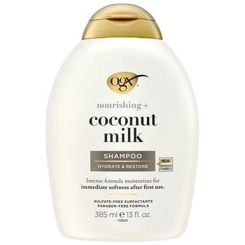 OGX | Nourishing + Coconut Milk Moisturizing Hair Shampoo,商家Walgreens,价格¥73