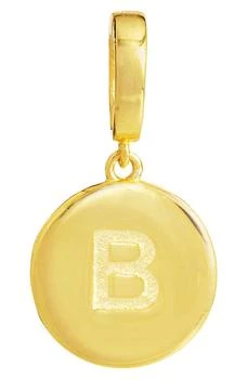 Savvy Cie Jewels | 18K Gold Vermeil Sterling Silver Hinged Initial Charm,商家Nordstrom Rack,价格¥150