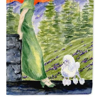 Caroline's Treasures | 28 x 40 in. Polyester Poodle Flag Canvas House Size 2-Sided Heavyweight,商家Verishop,价格¥325
