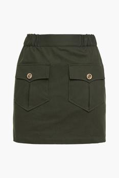 maje正品, Maje | Jesna cotton-blend twill mini skirt商品图片 3.4折
