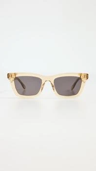 Illesteva | Portugal Citrine Grey Flat Sunglasses,商家Shopbop,价格¥1350