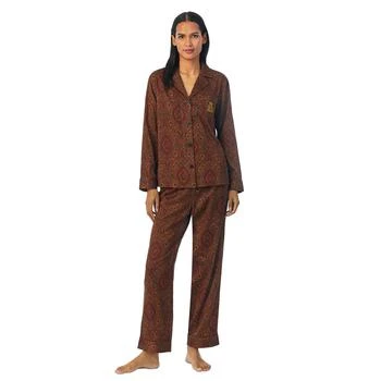 Ralph Lauren | Women's 2-Pc. Paisley-Print Pajamas Set,商家Macy's,价格¥381