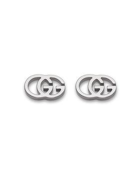 Gucci | Running G 18K白金耳钉商品图片,7折, 独家减免邮费