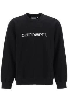 推荐Carhartt wip crew neck sweatshirt with logo embroidery商品