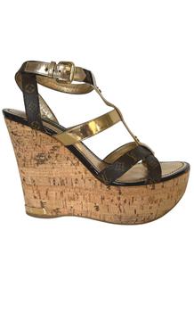 商品Louis Vuitton | Brown Monogram Multicolor Wedge,商家Runway Catalog,价格¥4872图片