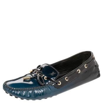 lv男鞋官网, [二手商品] Louis Vuitton | Louis Vuitton Two Tone Patent Leather Arizona Slip On Loafers Size 39商品图片 6.3折, 满$800减$80, 满减