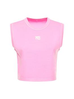 亚历山大·王精选, Alexander Wang | Essential Muscle Cotton Jersey T-shirt商品图片 额外7.5折, 额外七五折