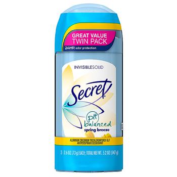 商品Secret | Invisible Solid Antiperspirant Deodorant Spring Breeze,商家折扣挖宝区,价格¥46图片