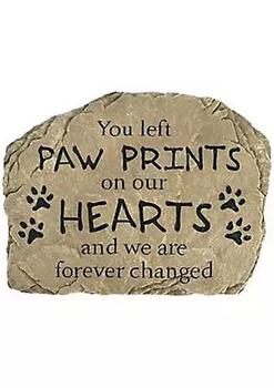 Majestic Home Pet, Carson Home Accents | Carson Home Accents CHA13051 Paw Prints Pet Garden Stone商品图片 