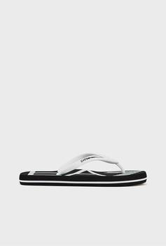 EA7 | EA7 Men's Flip-Flops with Oversized Logo商品图片,满$175享9折, 满折