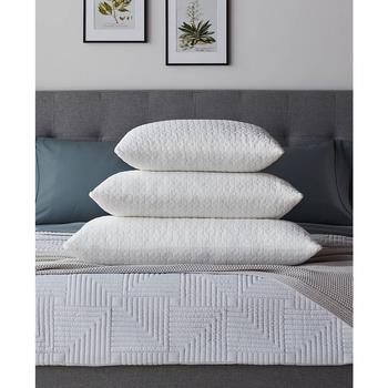 商品Lucid | Customizable Fiber and Shredded Foam Pillow with Zippered Inner Cover,商家Macy's,价格¥716图片
