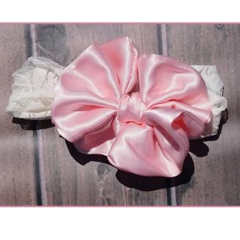Cuddle Couture | Cuddle Couture - Baby Girls Vintage Lace And Satin Bow Headband,商家ELITE FINDS,价格¥168