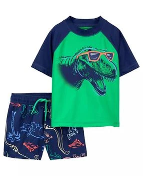 Carter's | Baby Boys Two-Piece Dino Rashguard Swim Set,商家Macy's,价格¥81