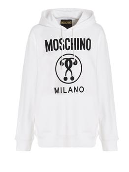 推荐Moschino double Question Mark Hoodie商品