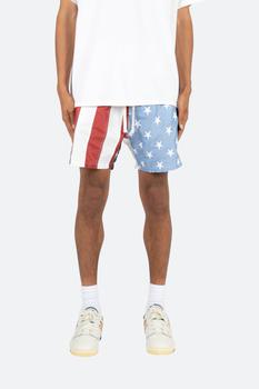 MNML | Flag Shorts - Red/White/Blue商品图片,5.6折