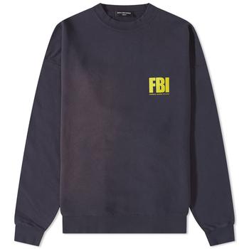 巴黎世家卫衣价格, Balenciaga | Balenciaga FBI Crew Sweat商品图片 满$200享9.5折, 满折