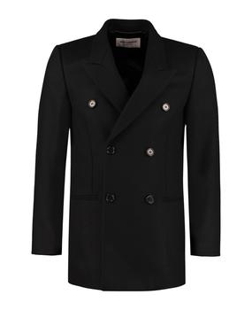 圣罗兰外套, Yves Saint Laurent | Virgin Wool Double-breasted Coat商品图片 5.1折