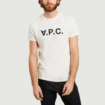 推荐V.P.C. logo t-shirt Dark navy APC PARIS商品