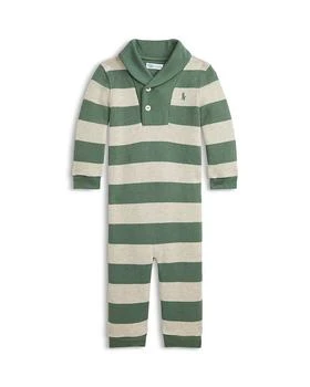 Ralph Lauren | Polo Boys' French-Rib Cotton Shawl-Collar Coverall - Baby,商家Bloomingdale's,价格¥314