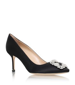 Manolo Blahnik长筒靴, Manolo Blahnik | Satin Hangisi Pumps 70商品图片 