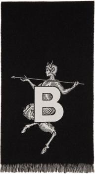 推荐Black Mythical Alphabet 'TB' Football Scarf商品