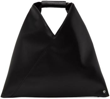 推荐SSENSE Exclusive Black Nano Faux-Leather Triangle Tote商品