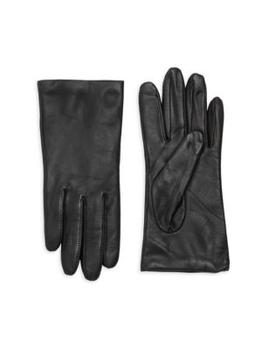 推荐Leather Cashmere Lined Tech Gloves商品
