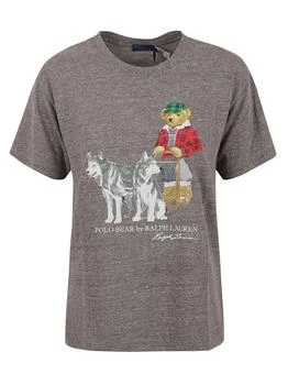 Ralph Lauren | Polo Ralph Lauren Bear Printed Crewneck T-Shirt 6.2折