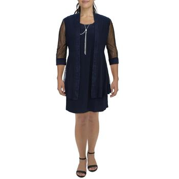 a & R Cashmere, R&M Richards | R&M Richards Womens Shift 2PC Cocktail and Party Dress商品图片 