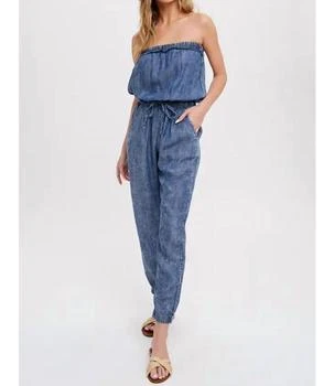BluIvy | Tube Jumpsuit In Washed Denim,商家Premium Outlets,价格¥354