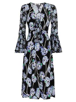 推荐Diane von Furstenberg Allover Floral Printed Dress商品