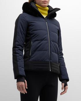 Fusalp | Gardena Quilted Ski Jacket w/ Faux Fur Ruff商品图片,