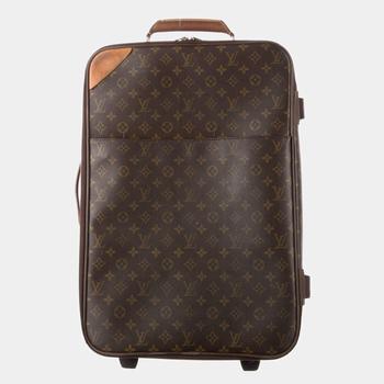 lv行李箱, [二手商品] Louis Vuitton | Louis Vuitton Monogram Pegase Leger 55 Trolley商品图片 4.6折