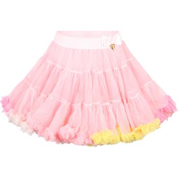 推荐Colorful trim ruffled tutu skirt in pink商品